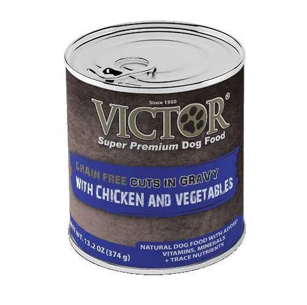 12/13.2 oz. Victor Grain Free Chicken & Vegetable In Gravy - Items on Sale Now